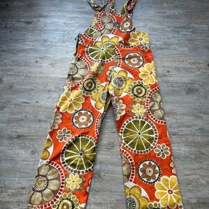 Hip Chick Design Floral Custom Overall Jumpsuit